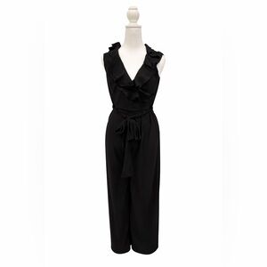 Tommy Hilfiger Black Ruffle Jumpsuit